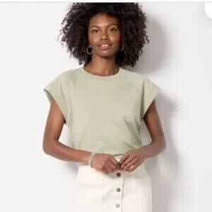 EVEREVE Nora Muscle Tee, 100%  Hand Selected Pima Cotton, Womens Sz XS